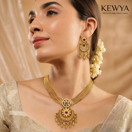 Short Necklace - Design 6104